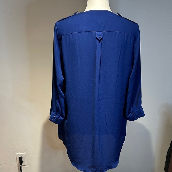 Express Royal Blue Blouse - Picture 5 of 5